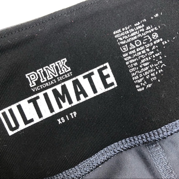 PINK- Ultimate mid-rise gray stretch leggings size: XS - Picture 7 of 9